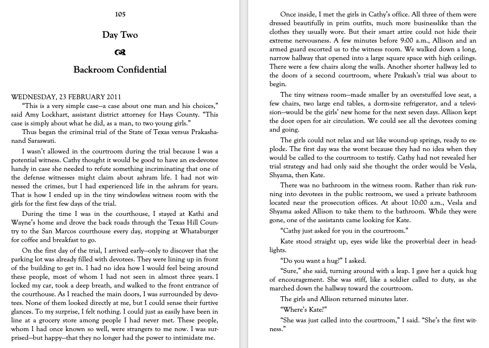 Book Excerpt 6 of “Sex, Lies, and Two Hindu Gurus” — Exposing Jagadguru Shri Kripalu Maharaj and Swami Prakashanand Saraswati