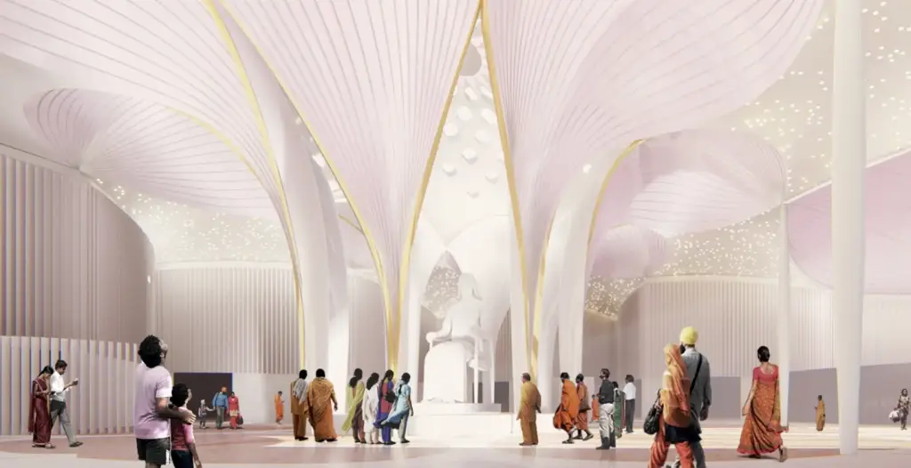 RishikaXcult | JKP building interior in Mangarh India